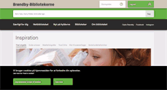 Desktop Screenshot of brondby-bibliotekerne.dk